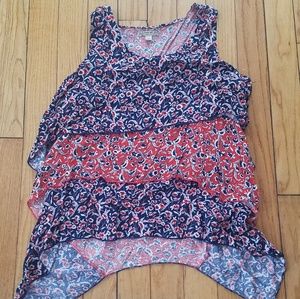 Flowy patriotic tank